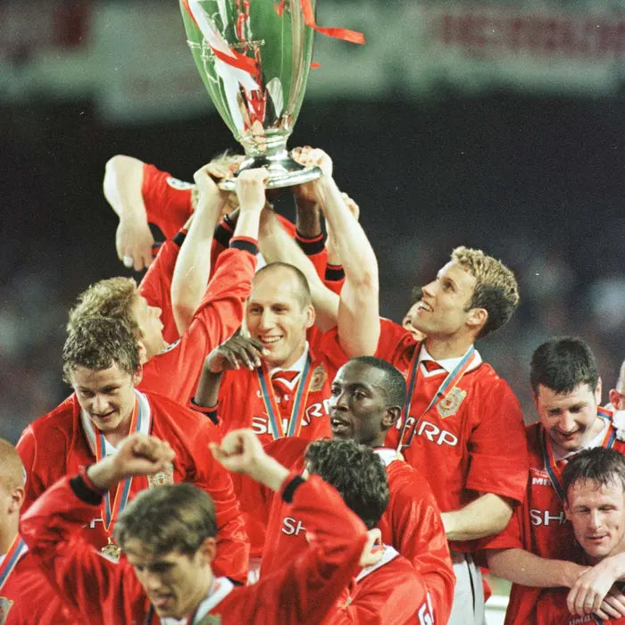 The Manchester United 1998-99 Champions League Winning Kits
