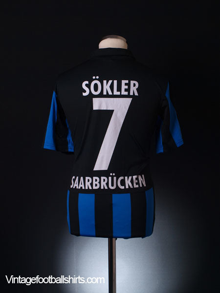 2012-13 1. FC Saarbrucken Home Shirt Sokler #7 M Football Shirt