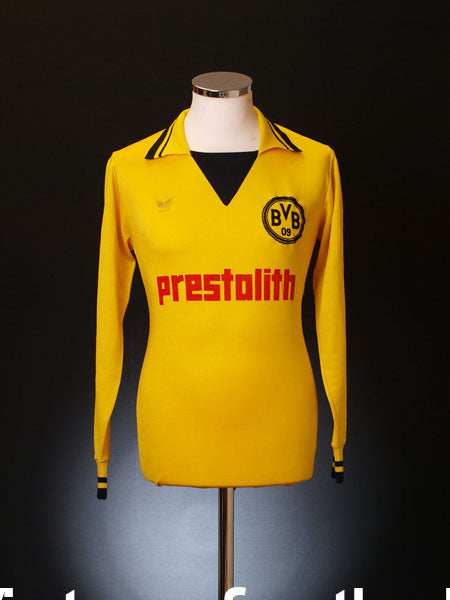 1978-79 Borussia Dortmund Home Shirt L/S M Football Shirt