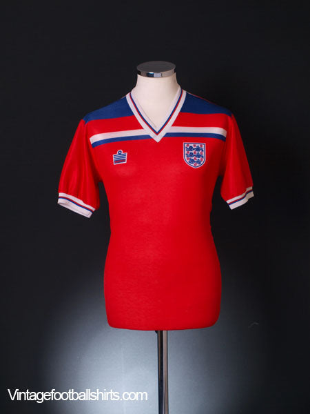 1980-83 England Away Shirt M Football Shirt