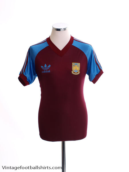 1980-83 West Ham Home Shirt S Football Shirt