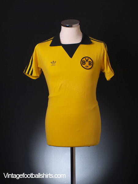 1981-82 Borussia Dortmund Match Issue Home Shirt #3 M Football Shirt