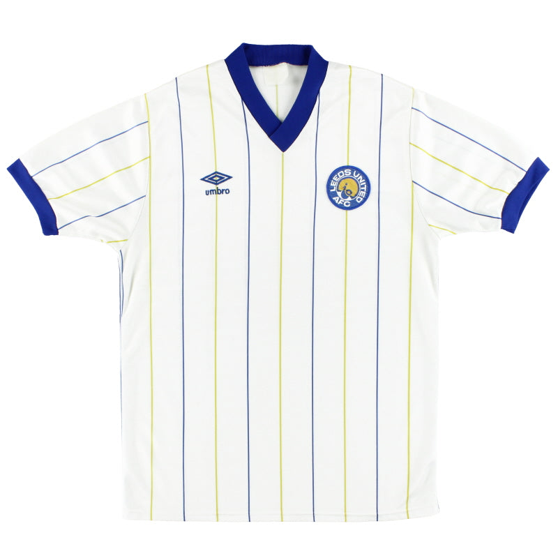 1981-84 Leeds Home Shirt M Football Shirt