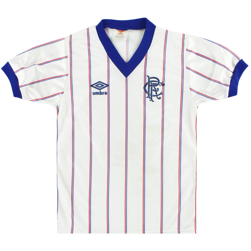 1982-84 Rangers Umbro Away Shirt L.Boys Football Shirt