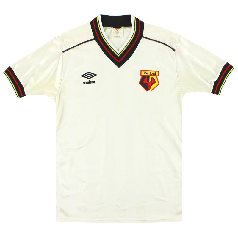 1982-85 Watford Umbro Away Shirt S Football Shirt
