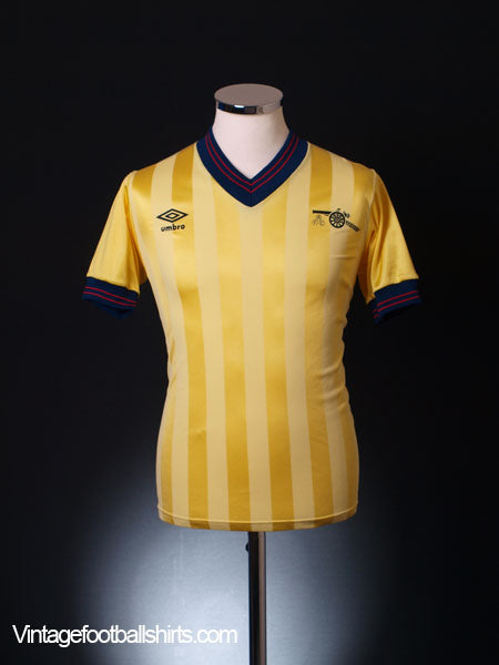1983-85 Arsenal Away Shirt S Football Shirt