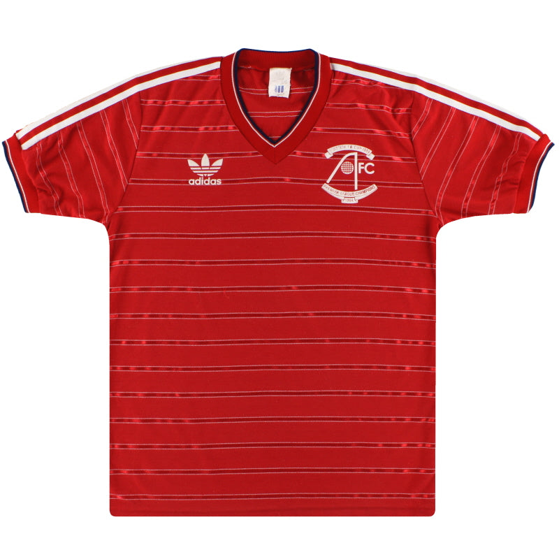 1984-85 Aberdeen adidas 'Double Winners' Home Shirt L Football Shirt