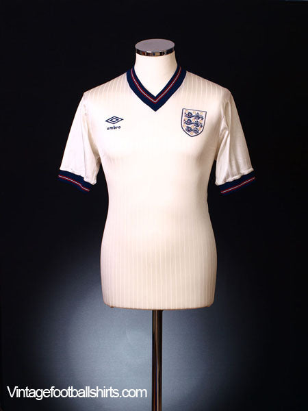 1984-87 England Home Shirt *No12* M Football Shirt