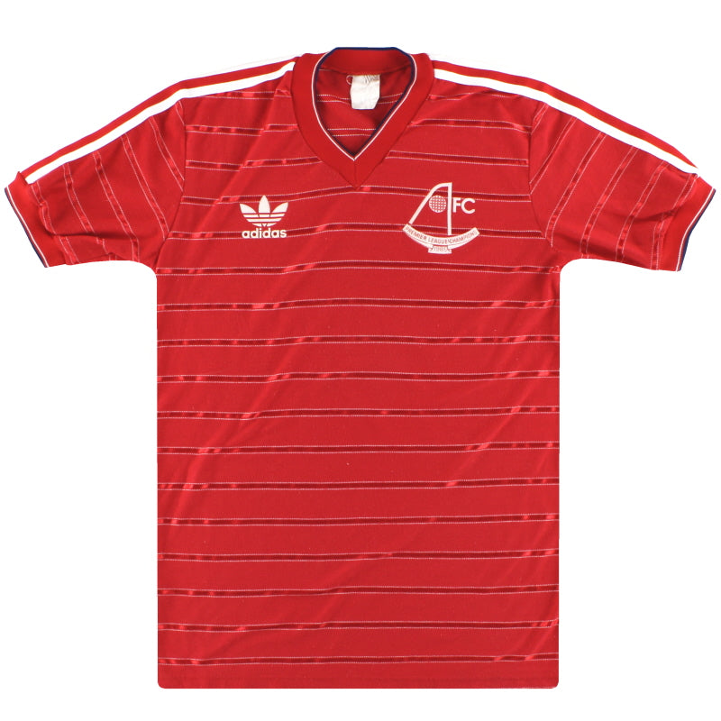 1985-86 Aberdeen adidas 'Champions' Home Shirt M Football Shirt