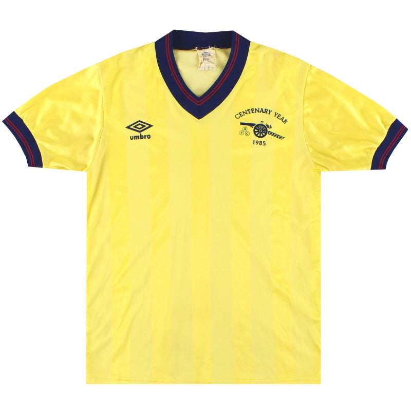 1985-86 Arsenal Umbro Centenary Away Shirt S Football Shirt
