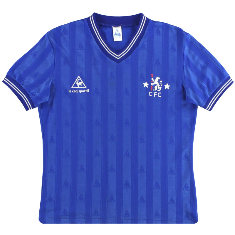 1985-86 Chelsea Le Coq Sportif Home Shirt Y Football Shirt