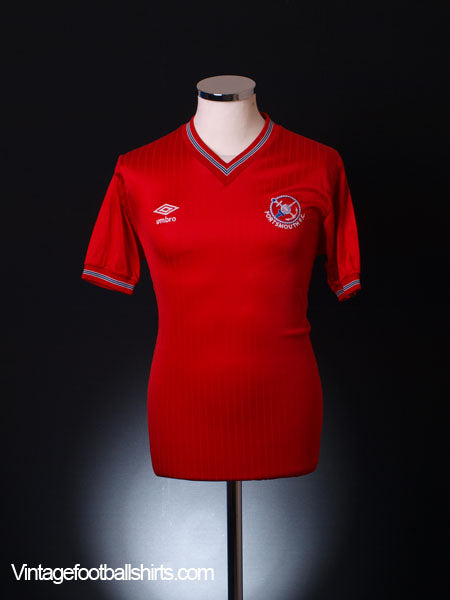 1985-87 Portsmouth Match Issue Away Shirt #7 L Football Shirt