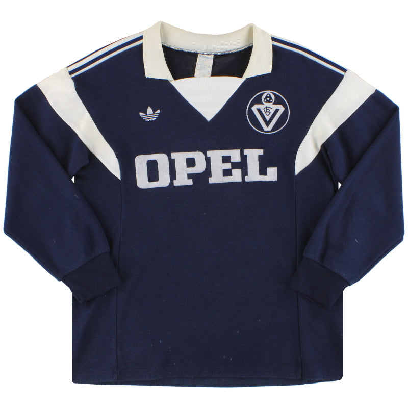 1986-87 Bordeaux adidas Home Shirt L/S M Football Shirt