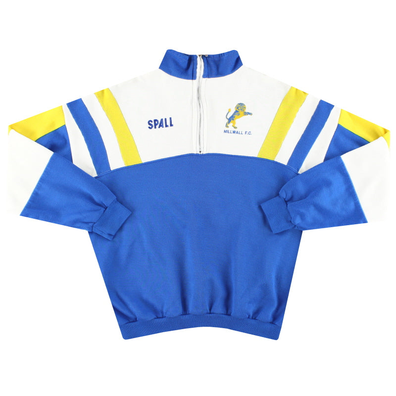 1986-87 Millwall Spall 1/2 Zip Jumper M Sweatshirt