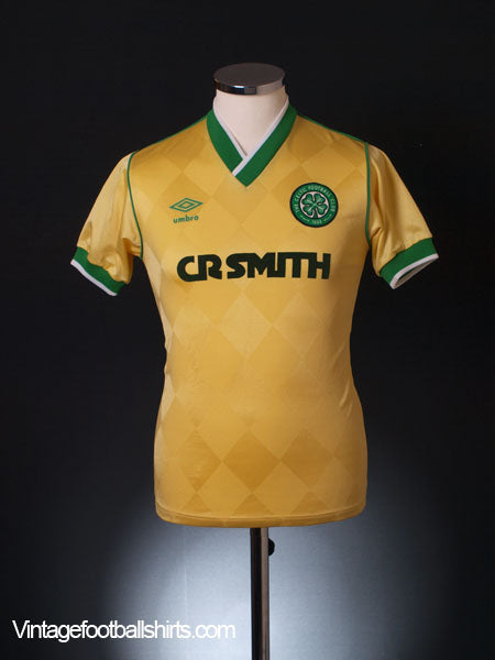 1986-88 Celtic Away Shirt S Football Shirt