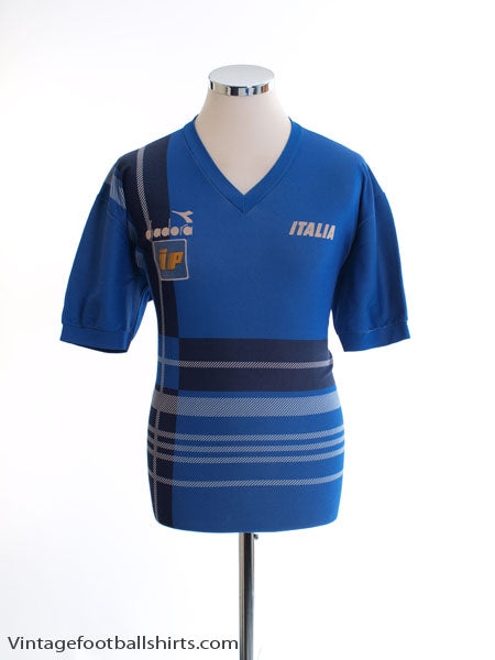 1986-88 Italy Player Issue Training Shirt L Training Shirt