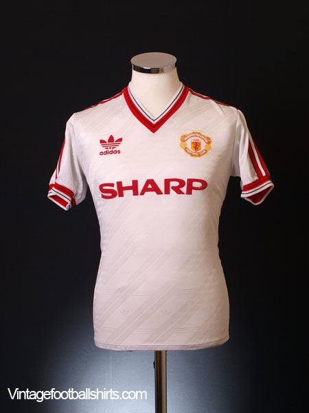 1986-88 Manchester United Away Shirt S.Boys Football Shirt