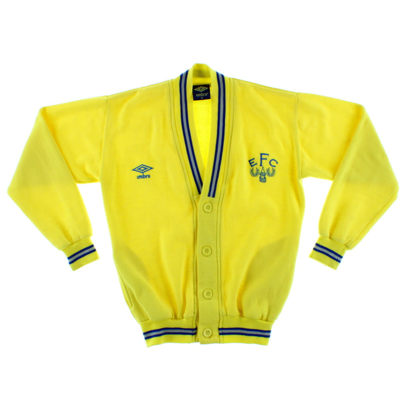 1986-89 Everton Umbro Cardigan XL.Boys Football Shirt