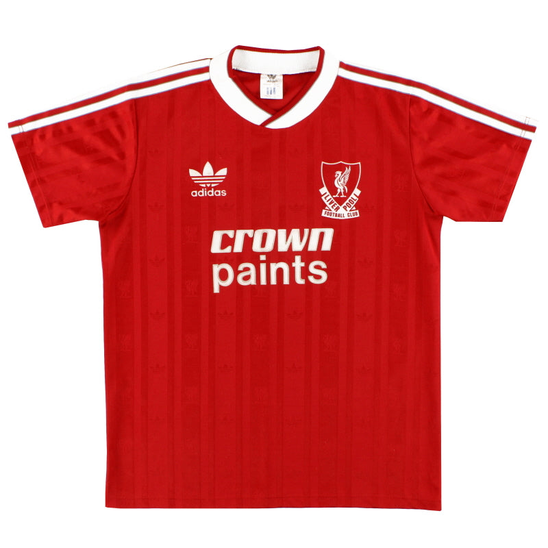 1987-88 Liverpool adidas Home Shirt M Football Shirt