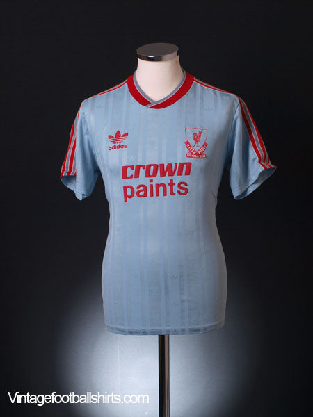 1987-88 Liverpool Away Shirt L Football Shirt