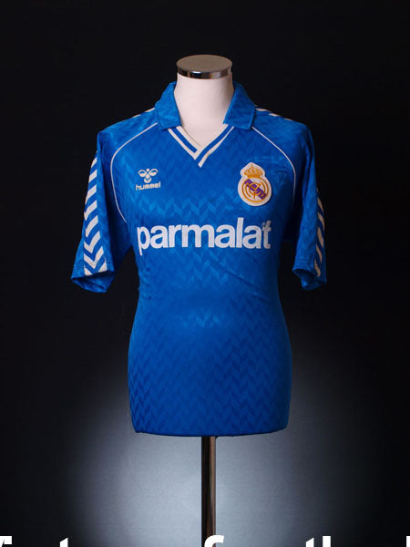 1987-88 Real Madrid Match Worn Away Shirt #6 (Gordillo) Football Shirt