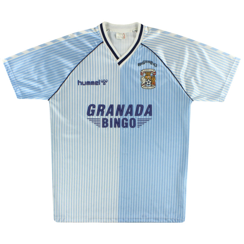 1987-89 Coventry Hummel 'FA Cup Winners' Home Shirt M Football Shirt