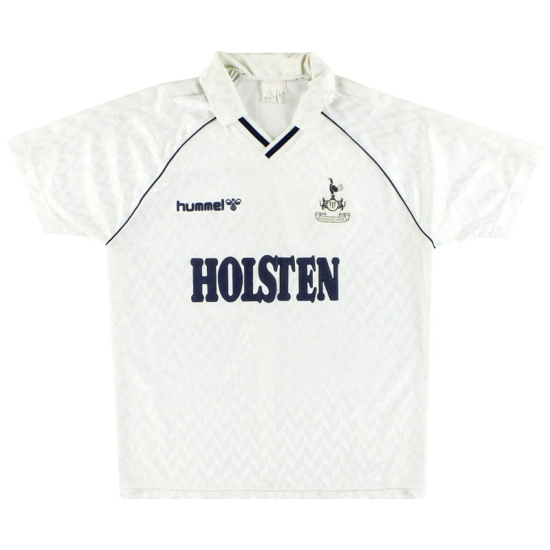 1987-89 Tottenham Hummel Home Shirt XL Football Shirt