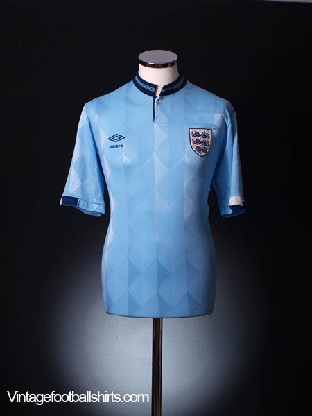 1987-90 England Third Shirt M Football Shirt