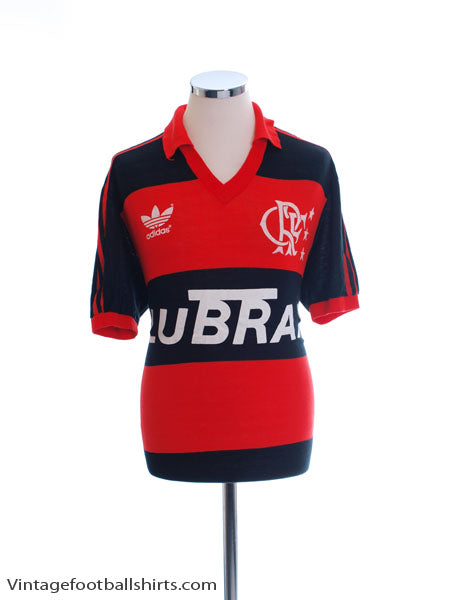 1987-92 Flamengo Home Shirt #10 L Football Shirt