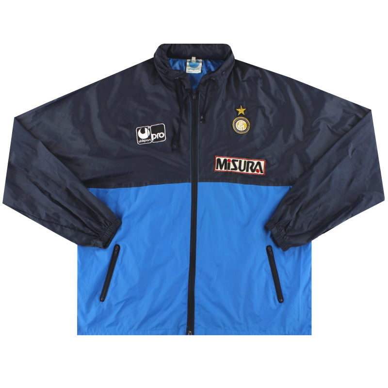 1988-89 Inter Milan Uhlsport Rain Jacket *Mint* XL Jacket