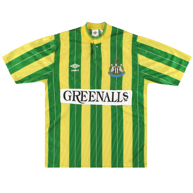 1988-89 Newcastle Umbro Away Shirt L Football Shirt