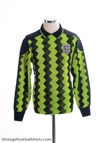 1988-90 England Goalkeeper Shirt #1 M Football Shirt