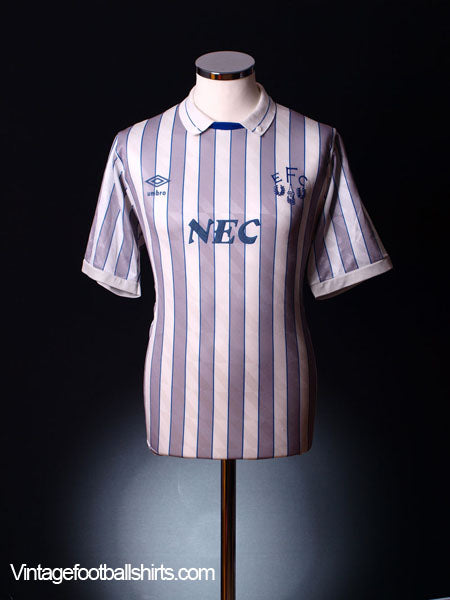 1988-90 Everton Away Shirt S Football Shirt