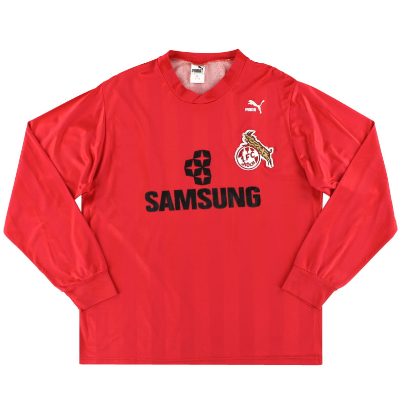 1988-90 FC Koln Puma Away Shirt L/S *Mint* XL Football Shirt