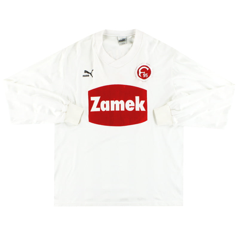 1988-90 Fortuna Dusseldorf Puma Home Shirt L/S #10 L Football Shirt
