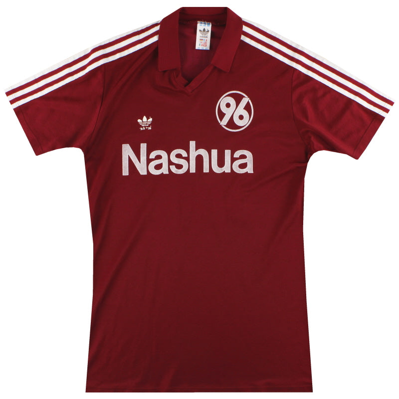 1988-90 Hannover 96 adidas Player Issue Home Shirt #13 L Football Shirt