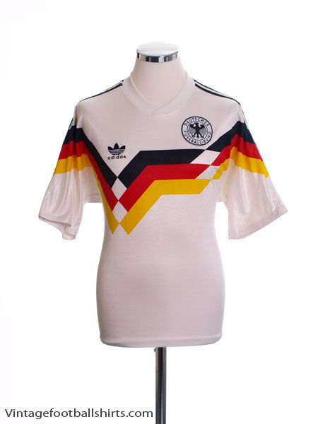 1988-90 West Germany Home Shirt L Football Shirt