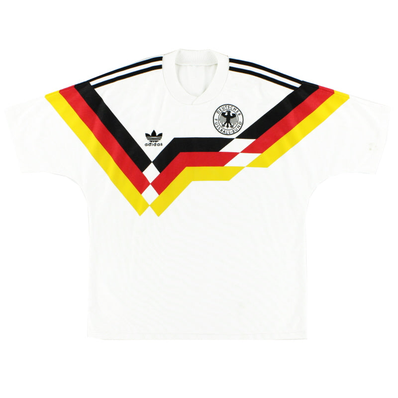 1988-90 West Germany Home Shirt L Football Shirt