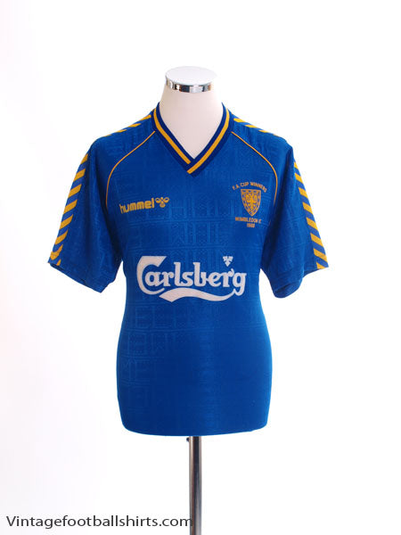 1988 Wimbledon 'FA Cup Winners' Home Shirt XL Football Shirt