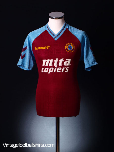 1989-90 Aston Villa Home Shirt XL Football Shirt