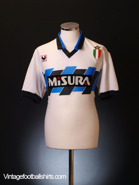 1989-90 Inter Milan Away Shirt XL Football Shirt