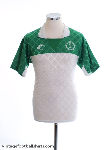 1989-90 Saudi Arabia Home Shirt L Football Shirt