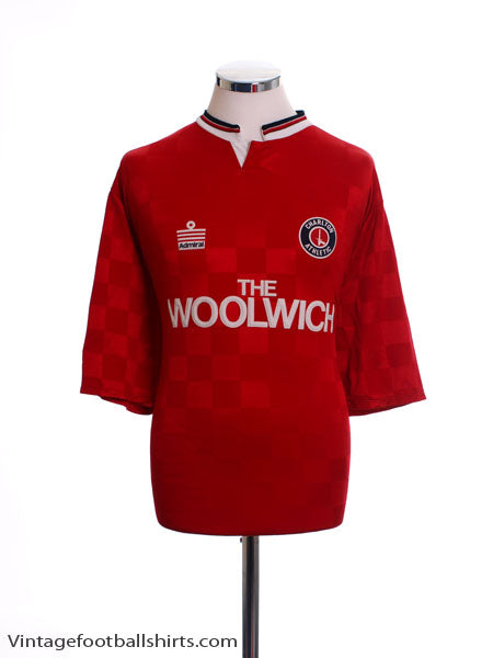 1989-91 Charlton Home Shirt XL Football Shirt