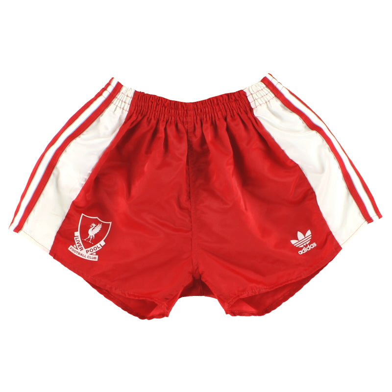 1989-91 Liverpool adidas Home Shorts *Mint* L Football Shorts