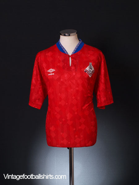1989-91 Oldham Away Shirt XL Football Shirt