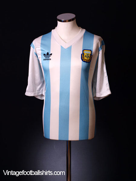 1990-91 Argentina Home Shirt *Mint* L Football Shirt