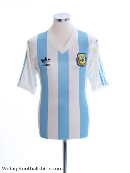 1990-91 Argentina Home Shirt M Football Shirt