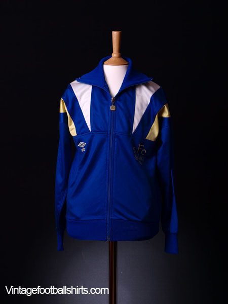 1990-91 Everton Umbro Track Top *Youth* Jacket