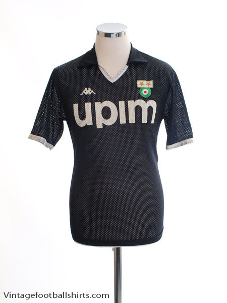 1990-91 Juventus Away Shirt S Football Shirt