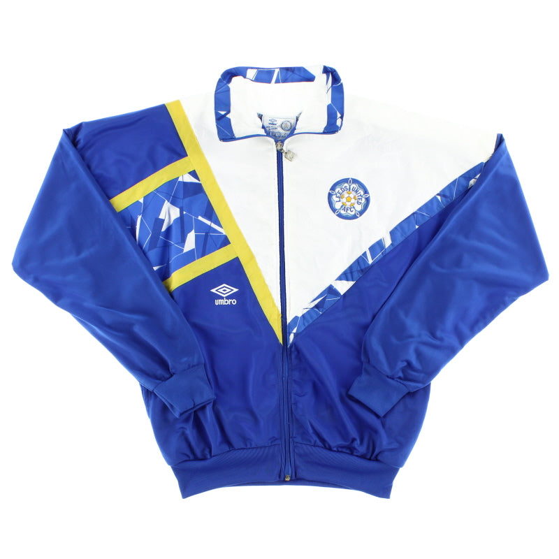 1990-91 Leeds Umbro Tack Jacket *As New* M Jacket